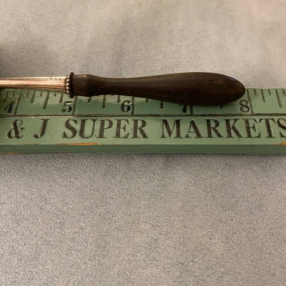 Antique English Sterling Silver Tea Strainer - Picture 11 of 12